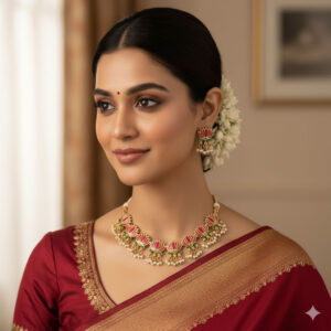 micro gold plated meenawork lotus blossom necklace set sx6bg8b5vz 2025 09 25 1.jpg