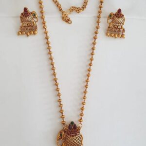 new designer antique finish elephant necklace with ball mala ksna2y45hr 2025 04 22 1.jpeg